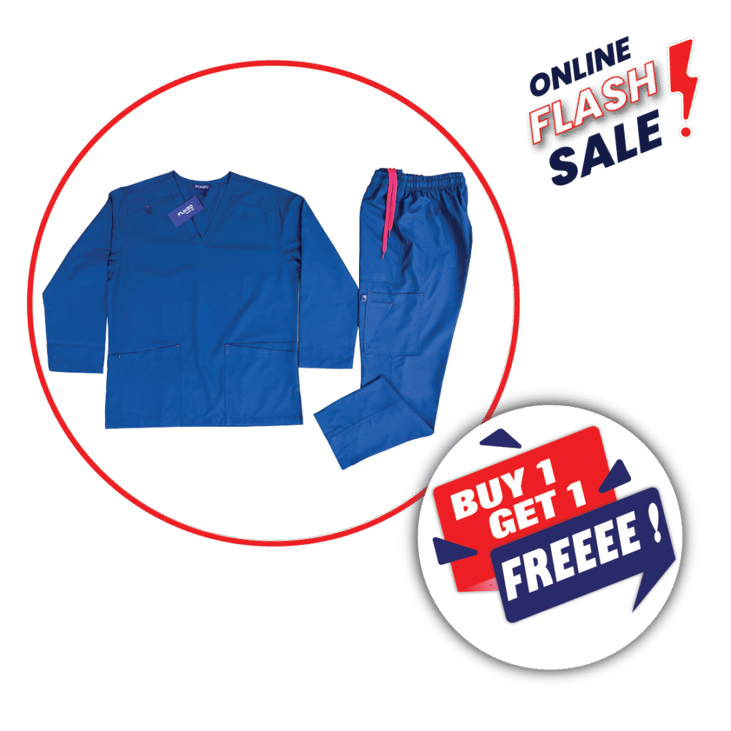 Exclusive Full Sleeve Unisex Scrubs - Buy 1 Get 1 Free