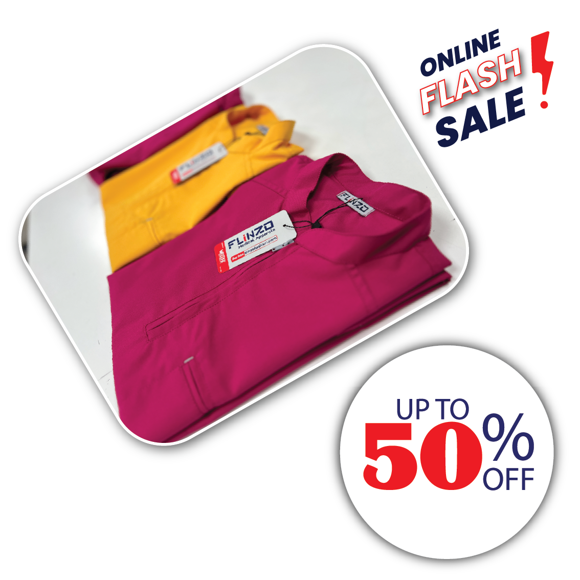 Unisex High Neck Scrubs